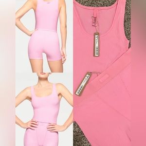 SKIMS cotton candy pink lounge set NEVER WORN